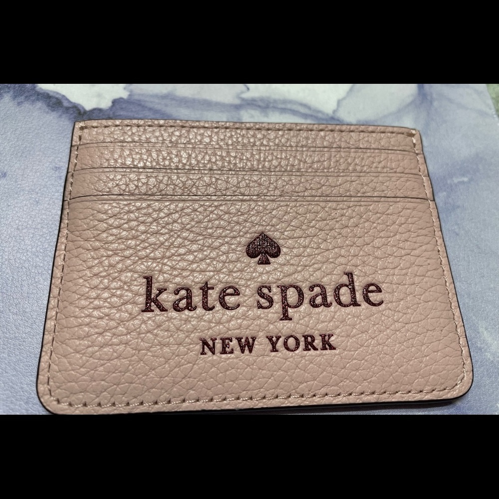 Kate Spade ♠️ Glitter on small cardholder